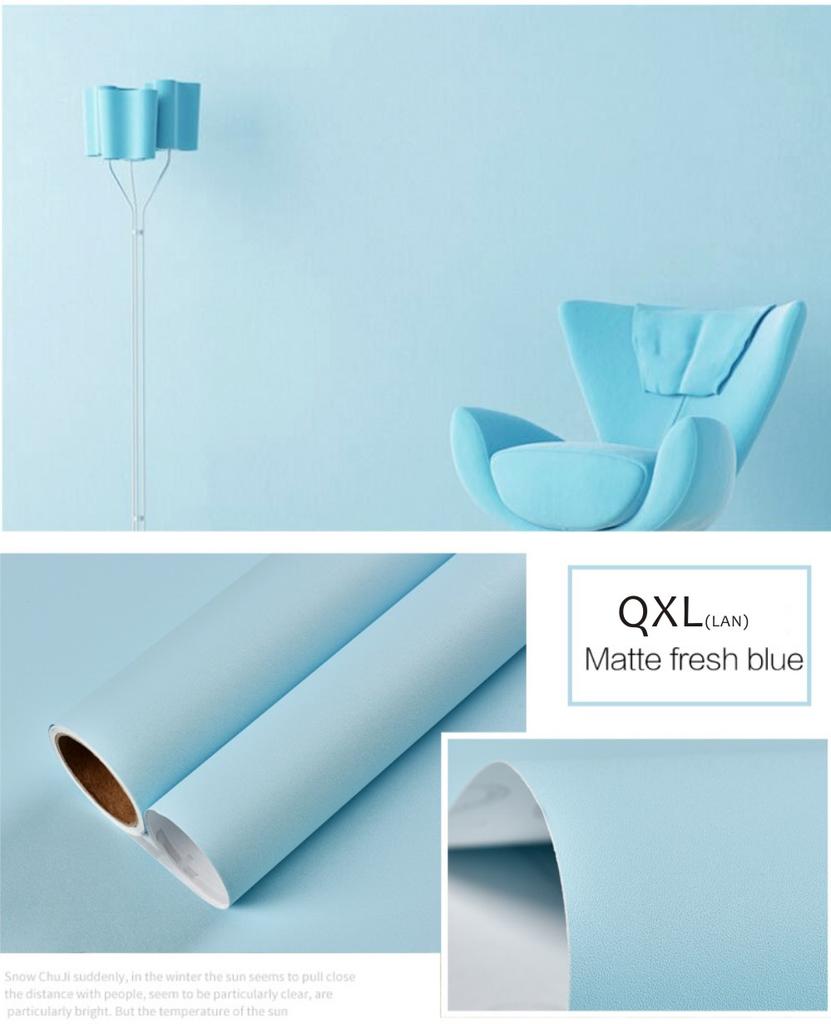 Matte Solid Self Adhesive Wallpaper for Walls In Rolls for Living Room Kitchen Furniture Wall Decorative Vinyl PVC Wall Stickers