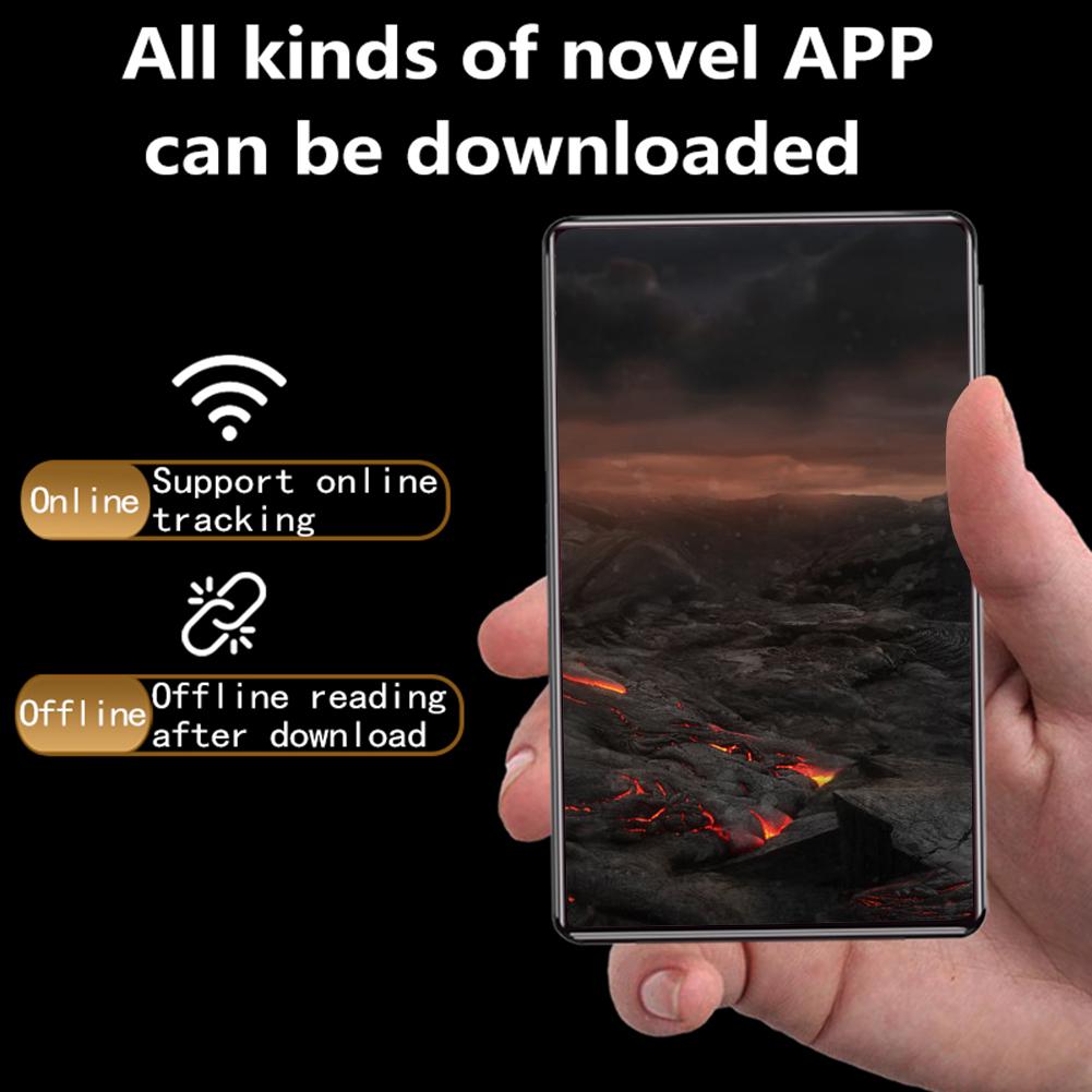 M13 32GB/64GB MP3 Player For Android 14.0 Rechargeable Bluetooth 5.0 Portable Music Walkman 4Inch Full Touch Screen Audio Player