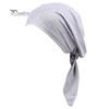 Cute Lady Rhinestone Muslim Turban Hat Chemo Cap Hair Loss Hijab Cap Cover