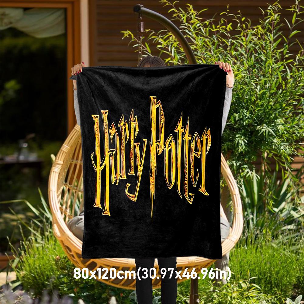 1pc Harry Potter Outdoor Flannel Throw Blanket All Season Soft Warmth,Home Decor 1031095
