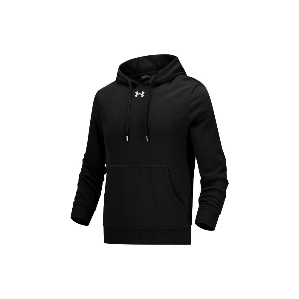 Under Armour Hustle Fleece Hoodie Black Men s 21600303-001 L