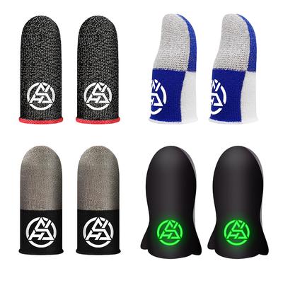 20 Pièces Manches de Doigt pour Écran Tactile Antidérapantes pour Joueur PUBG Couvre-Doigts Respirant Gants de Doigt Mobiles Protecteur de Pouce pour Joueur