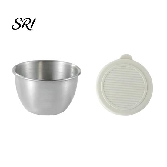 Travel Condiment Container Salad Dressing 1.6oz Leakproof Airtight Dip with Lids Reusable Lunch Box Sauce Holder Stainless Steel Cups for Boxes