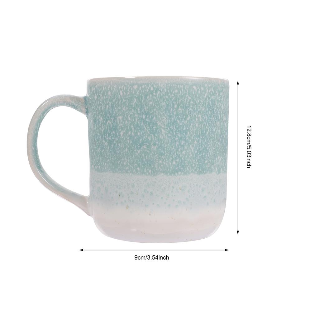 Reusable Ceramic Coffee Mug Non Slip Handle Household Water Mug Breakfast Cup for Coffee Tea Milk Handheld Mugs