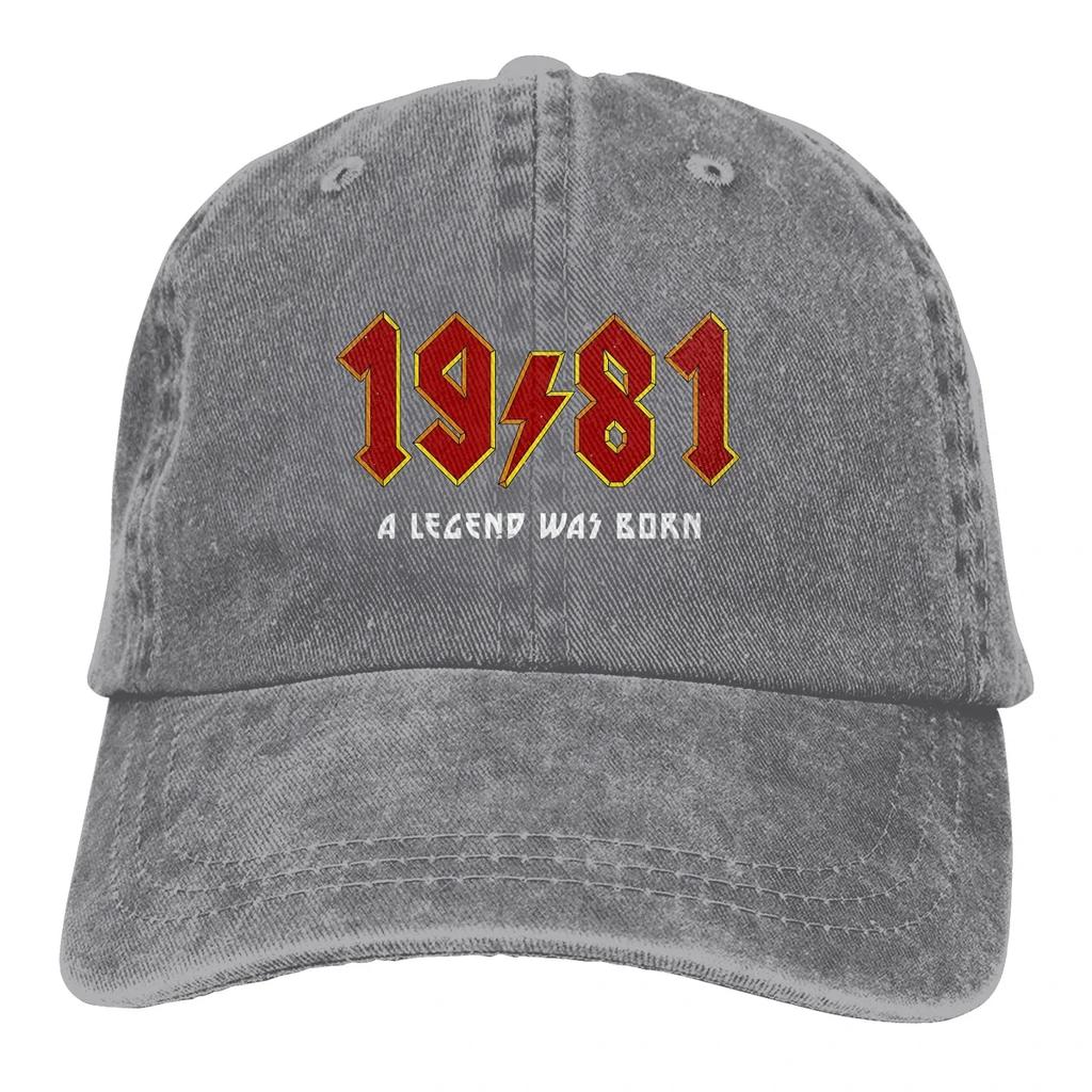 Who Still Rock Baseball Caps Peaked Cap 1981 40th Anniversary Sun Shade Hats for Men