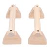 2Pcs Beech Wood Push Up Bars Stand Wooden Balance Beam Exercise Equipment for Home Use 25cm   9.8in