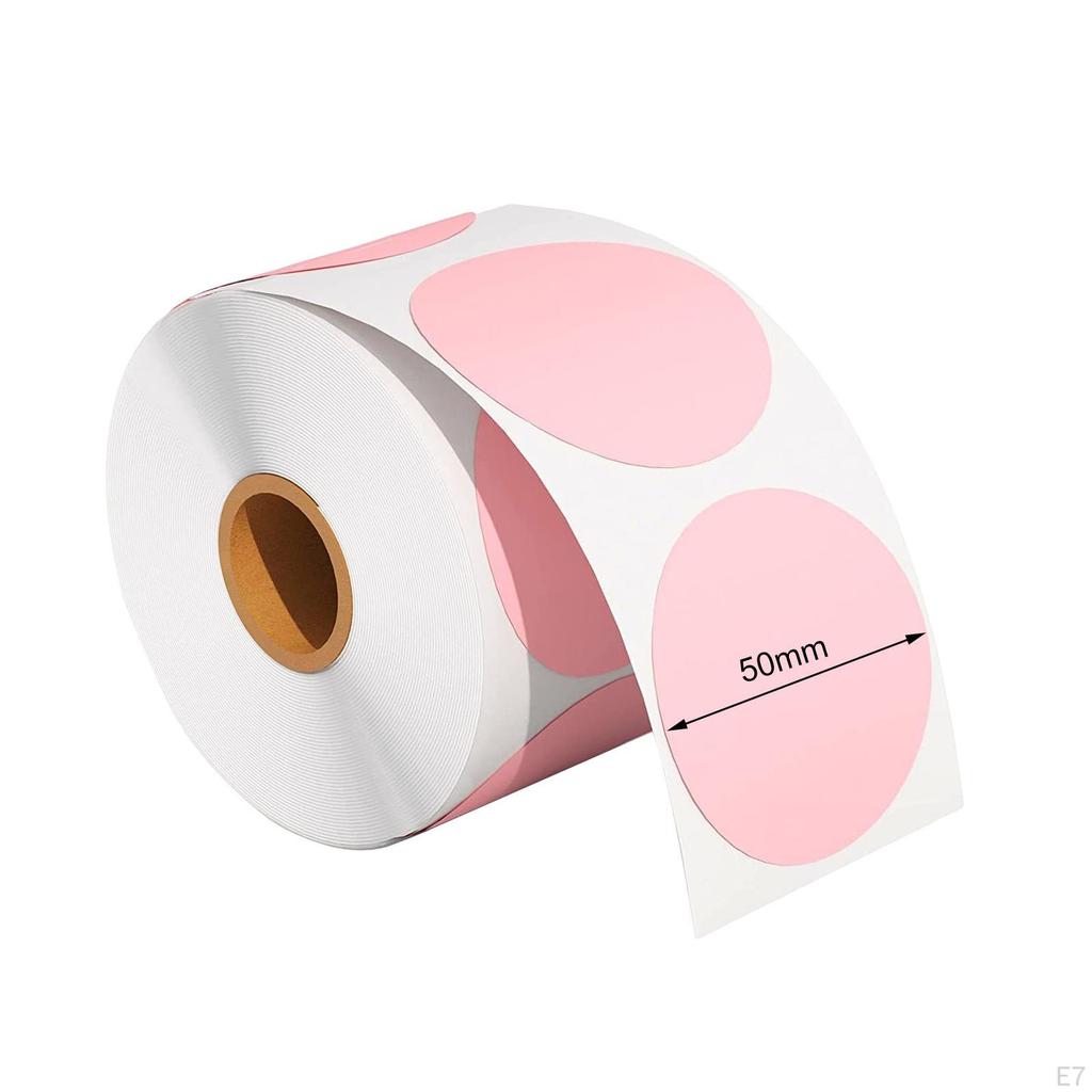 Colorful Round Sticker Labels for Office And Kitchen Organization