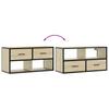 Vidaxl Szafka Pod Telewizor, Dąb Sonoma, 80X31X39,5 Cm