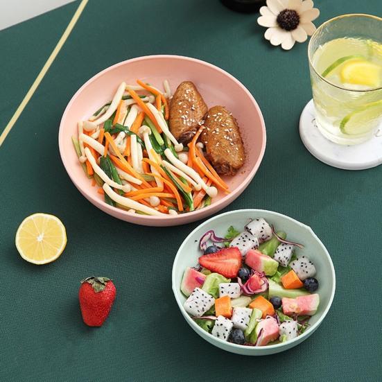 Snackteller, stapelbar, glatte Oberfläche, leicht zu reinigen, großes Fassungsvermögen, erhöhter Boden, runder Mehrzweckteller für Süßigkeiten, Lebensmittel, Obst, Küchenbedarf