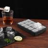 New 15 Grid Silicone Ice Cube Molds Big Tray Mold Ice Cube Maker Reusable Durable Bar Pub Whiskey Cocktail Ice Block Maker Model