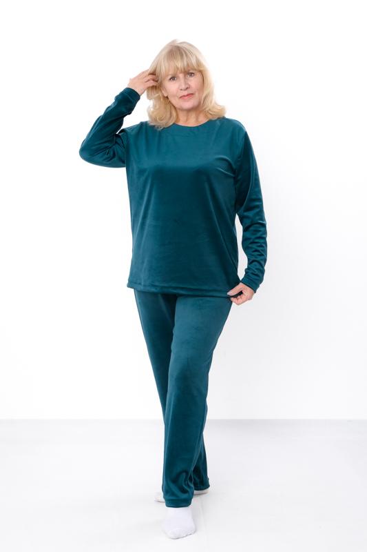 Women’s Plus Size Velour Sleepwear Set – Solid & Cozy, Winter, 8162-030-1 HC