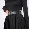 Women's Wide Belt Adjustable Black Denim Accessory Women's Gift Casual Versatile Valentine's Day Gift Party Outfit