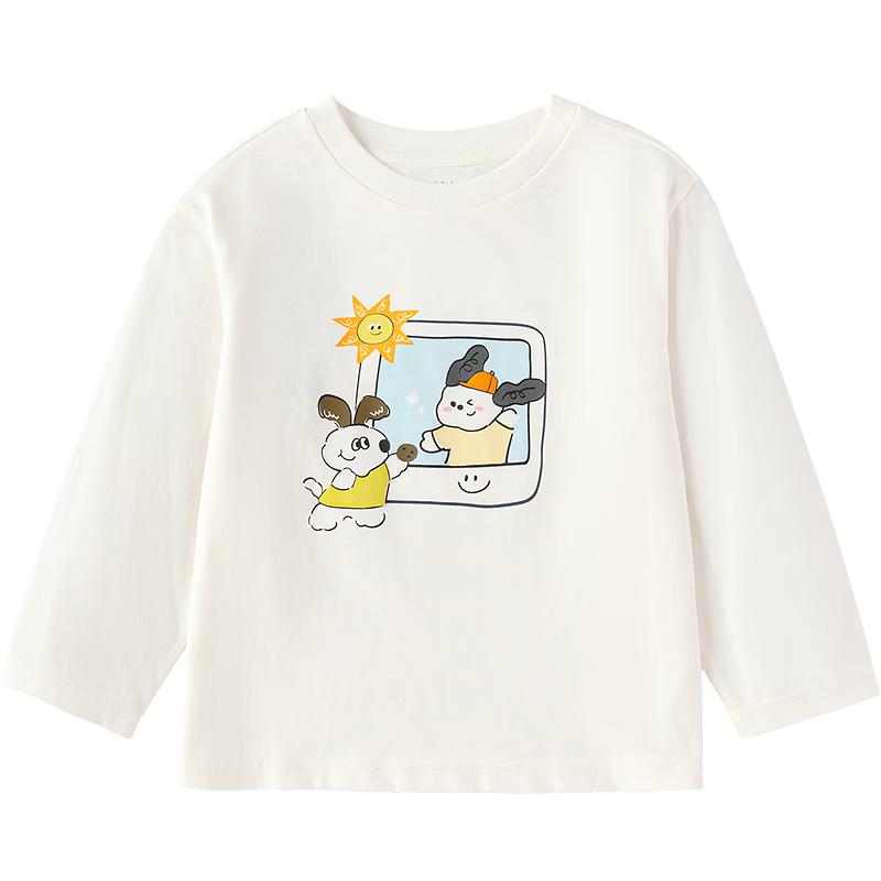 Balabala Kids 2026 Spring Long Sleeve T-Shirt 120