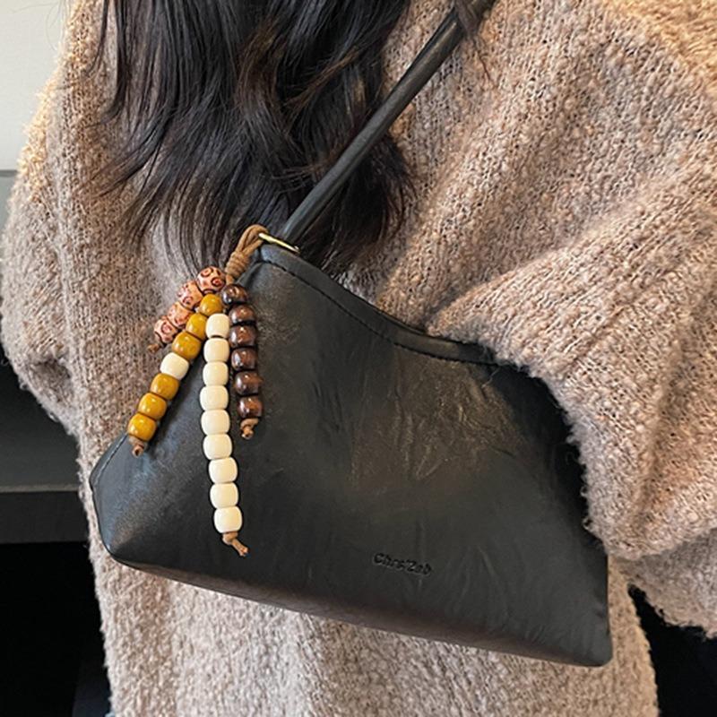 Hochwertige Einzelschulter-Achseltasche Damen-Tasche Herbst Neu Retro Einfache Umhängetasche Lässige Kleine Quadratische Tasche
