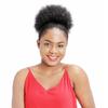 Afro Puff Hair Bun Dreadlock Drawstring Ponytail with Curly Hair Chignon Synthetic Hairpiece Scrunchies for Women