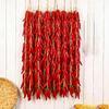 Artificial Vegetable Fake Chilli Pepper Garlic Bunch Hanging Ornaments For Home Kitchen Restaurant Decoration Photography Props
