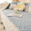 New Sofa Cushion  Matching Color Matching Winter Thickened Plush Seat Cushion Modern Minimalist Home Anti Slip Sofa Cover