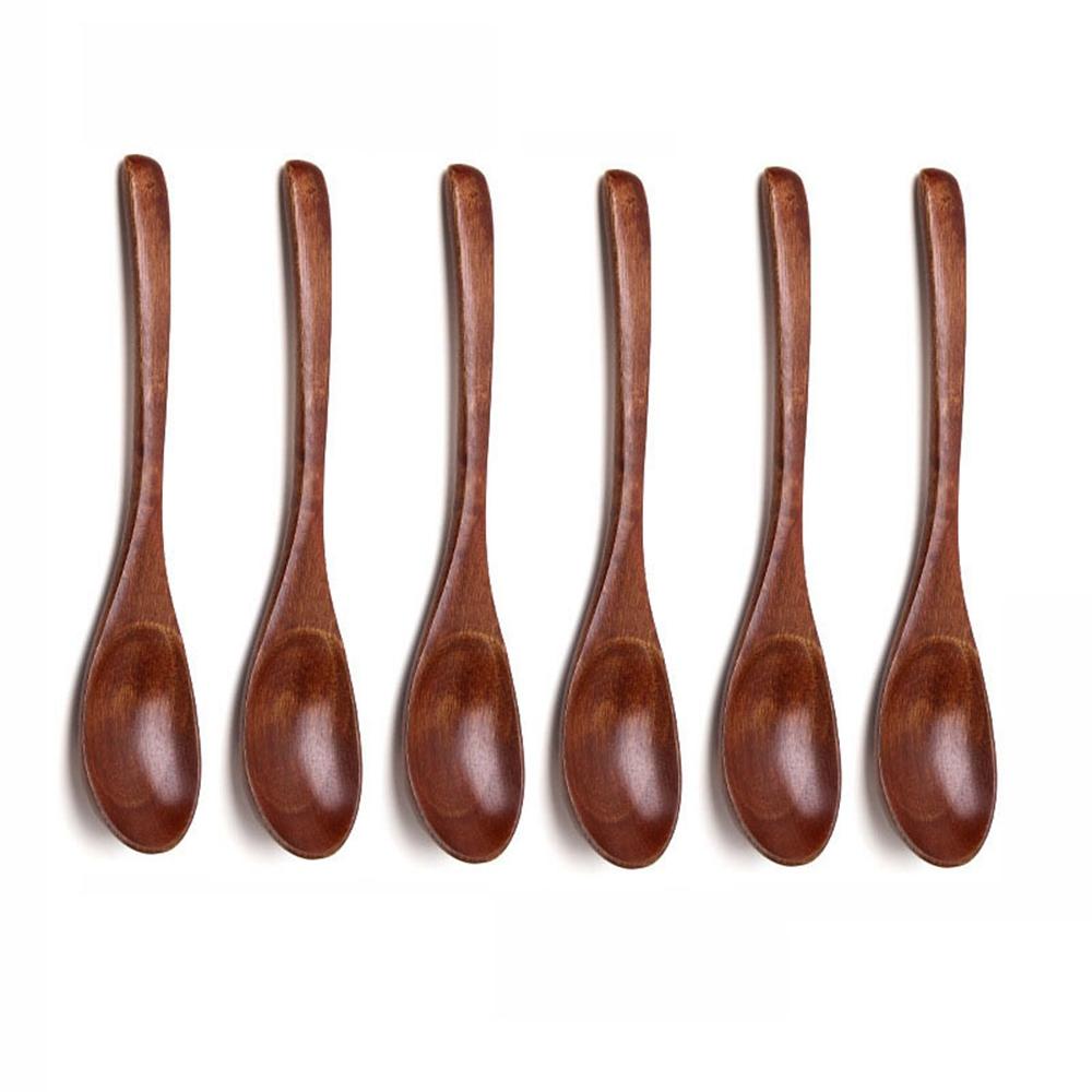Tableware Cooking Utensils Dessert Kitchen Tools Wooden Spoon Soup Spoons Tea Spoon Coffee Spoon