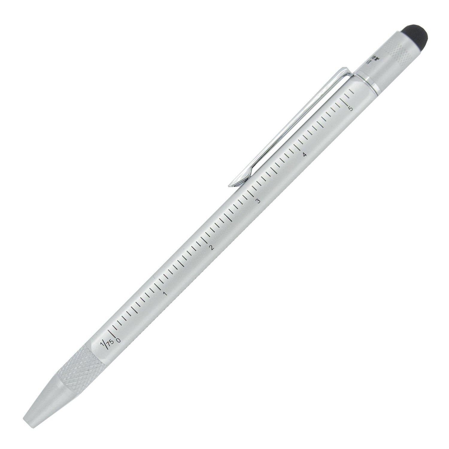 

Meister by Point Ballpoint Silver Multi-Function Pen, Mini, (UB-SQL06B-SV)