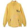 Golf Long Sleeve Half Button Trainer L Yellow Back Brushed Men's Used