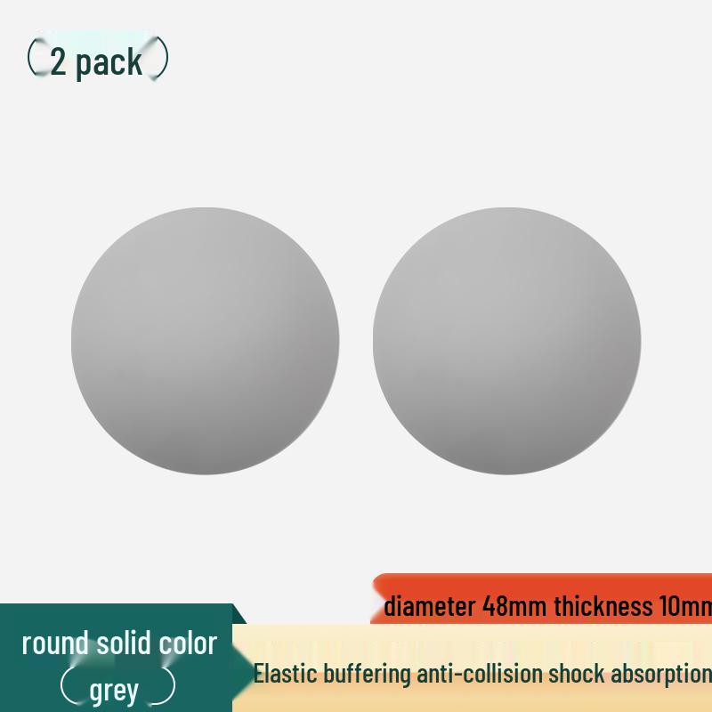 Silicone Door Handle Anti-Collision Buffer Pad for Wall and Glass Protection