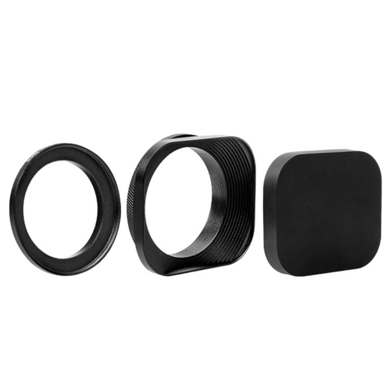 Professional Photography Lens Hood Pack Aluminum Lens Cover Enhances Photo Quality