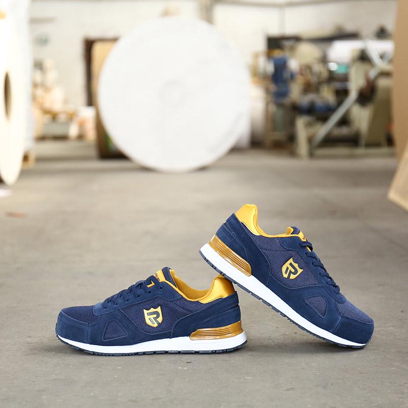 larnmern mens steel toe safety trainers