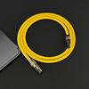 120W Super Fast Charging Cable Zinc Alloy Liquid Silicone Type-C to Type-C Fast Phone Charging Cable for Apple macbook Android