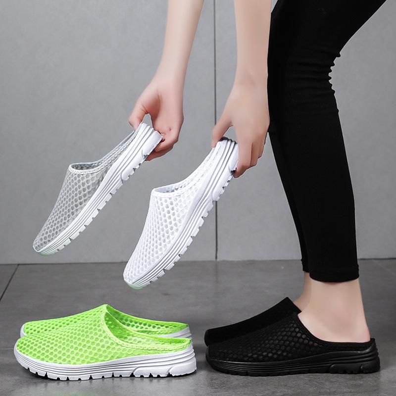 Large-sized Breathable Mesh Slippers, Casual Sports Slippers