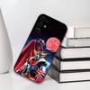 Soft Silicone Black Cover UFO R-Robot G-Goldorak Phone Case Compatible with Samsung S25 S24 S21 S22 S23 S30 Ultra S20 plus