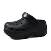 Height-increasing thick-soled hole shoes women's summer slippers, versatile EVA non-slip, breathable, wear-resistant