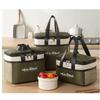 Oxford Cloth Lunch Bag With Insulation For Travel And Work Use