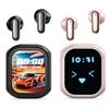 Bluetooth 5.4 Wireless Earphones With APP Active Noise Reduction ANC/ENC Earbuds Touch Screen Multifunctional Headphones