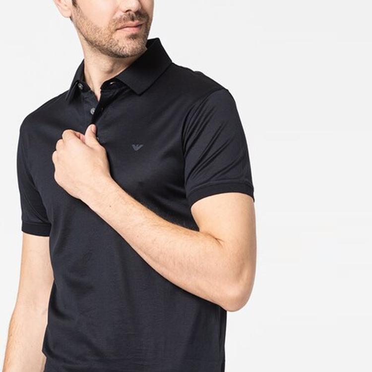 EMPORIO ARMANI Logo Printed Short Sleeved Polo Shirt 8N1F98-1JUVZ-0920