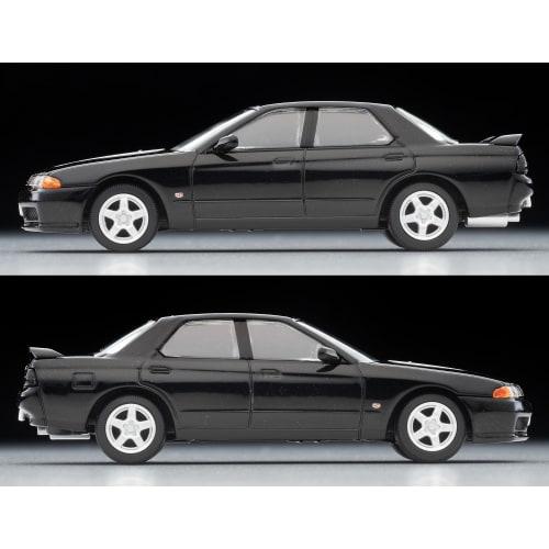 TOMYTEC Tomica Limited Vintage Neo 1/64 Scale LV-N194c Nissan Skyline 4-Door Sports Sedan GTS-t Type M Black (1992 Model) with Options (Finished Model