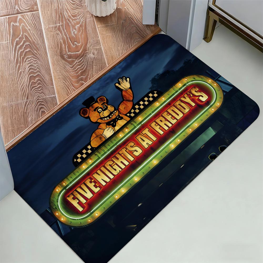 Movie Five N-Nights At F-Freddys2 Floor Mat Cozy Flannel Soft Thick Non-Slip Mat For Living Room Bedroom Kitchen Decor Rugs