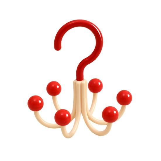 

Hook with Six-claw Design Space Saving Hangers No-Punch Durable Load-bearing Hook for Kitchen Bathroom Bedroom