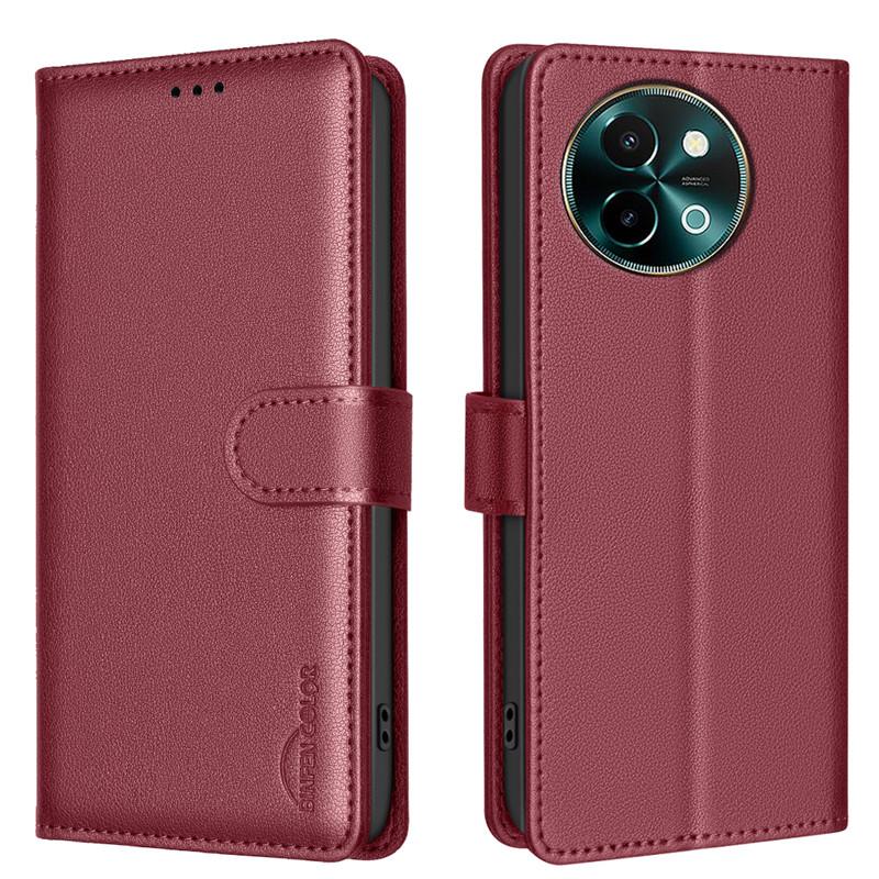 Wallet Flip Anti-theft Case For VIVO Y38 Y200i Y03 Y27 4G Y36 VIVOY38 5G 2024 FundaS Leather Cover RFID Blocking Protective Bags