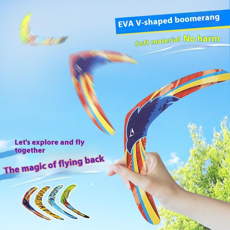 Large Outdoor Sports V-Shaped Boomerang Adult Competitive Competition Boomerang Flying Dart Boy Toy Wholesale