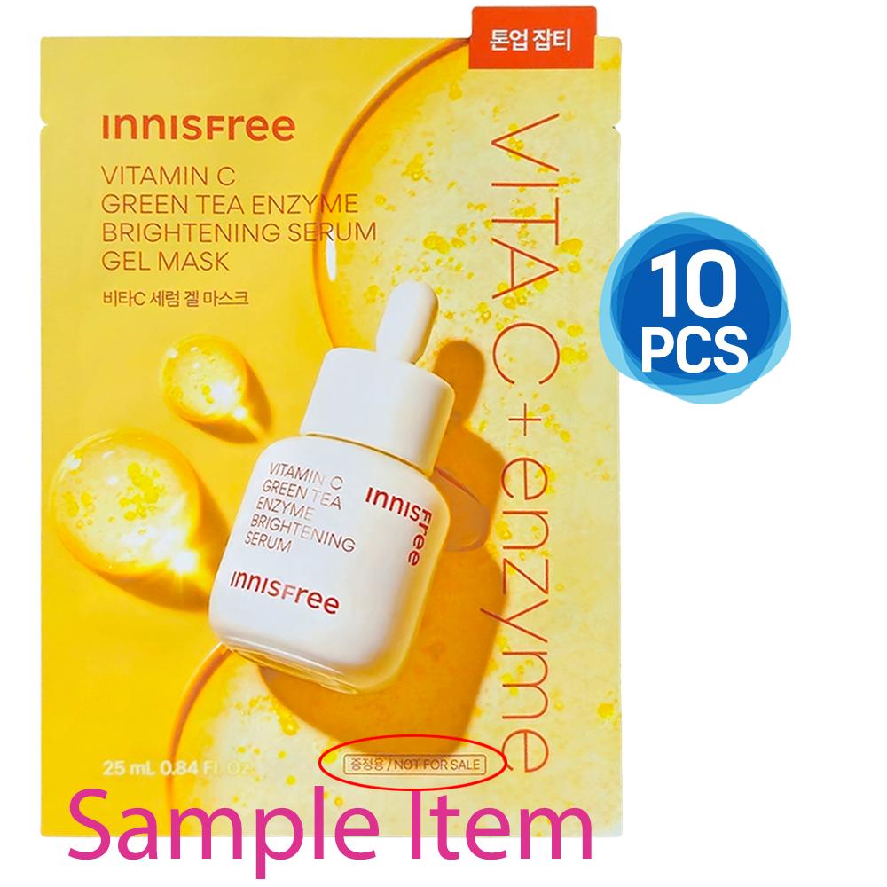 10szt._[INNISFREE] Serum rozjaśniające z witaminą C, zieloną herbatą i enzymami 23ml (Próba)
