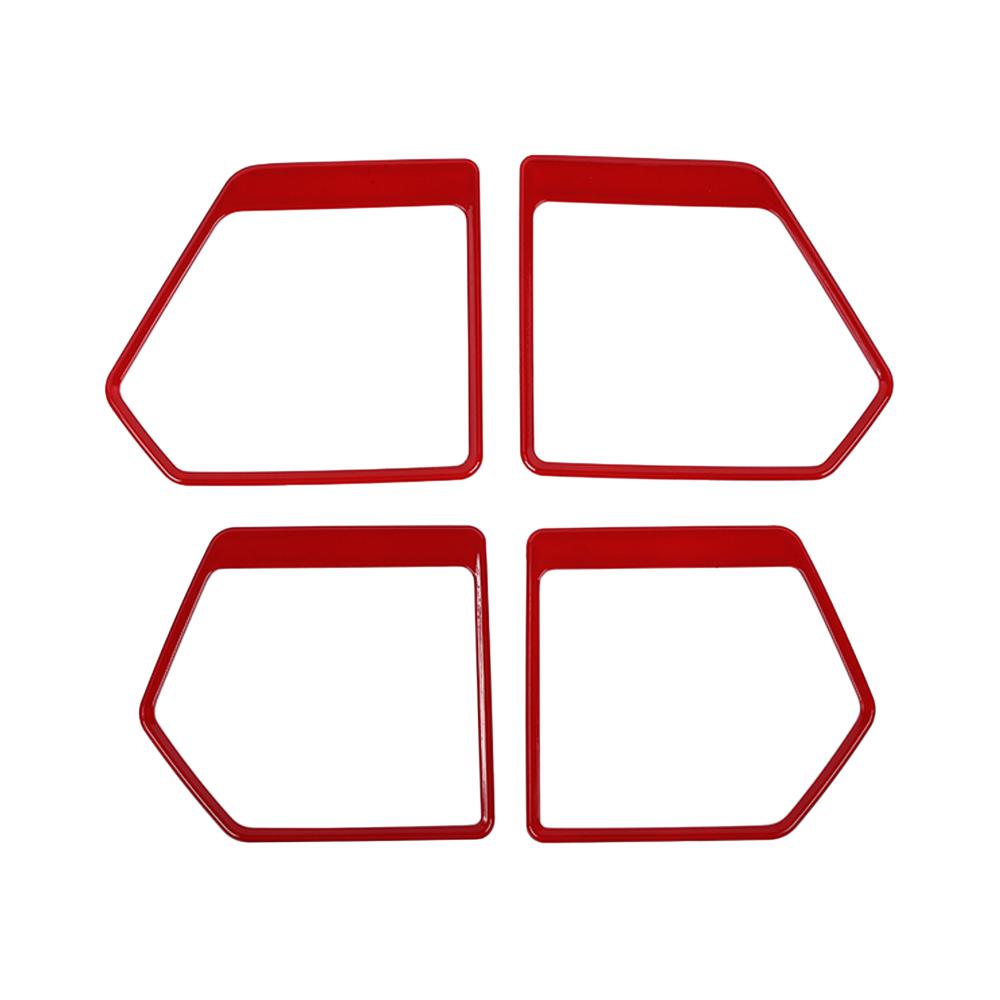 Side Door Panel Speaker Frame Decoration Trim Cover Loudspeaker for Ford F150 -2024 Car Interior Moulding Parts Accessories