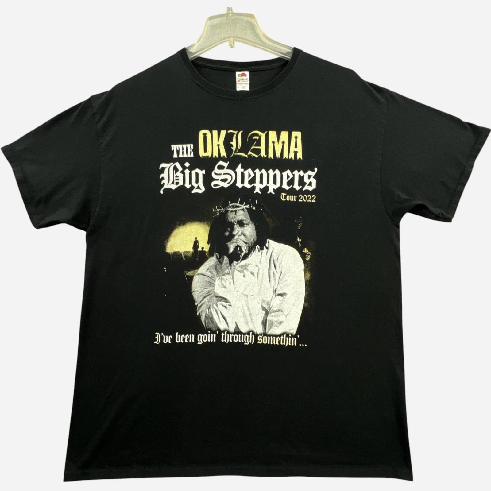 Kendrik Lamar The Big Steppers 2022 Concert T Shirt Mens XL Black The Oklama Tee 4XL