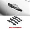 RHD LHD For Mitsubishi Xpander 2018 19 20 21  25 2026 ABS carbonfiber Car Side Door Handle bowl Catch Cover Protection Trim