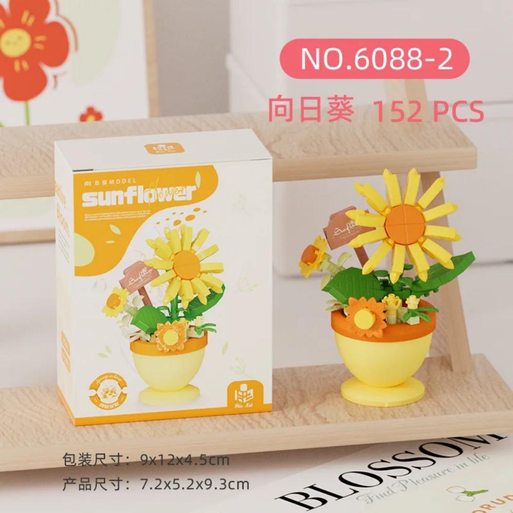 Kytice Květin Dospělý Konstrukce Vánoční Strom Stavební Kostky pro Děti 7 až 10 Let Mini Sestavené Kostky Dárky pro Dívky