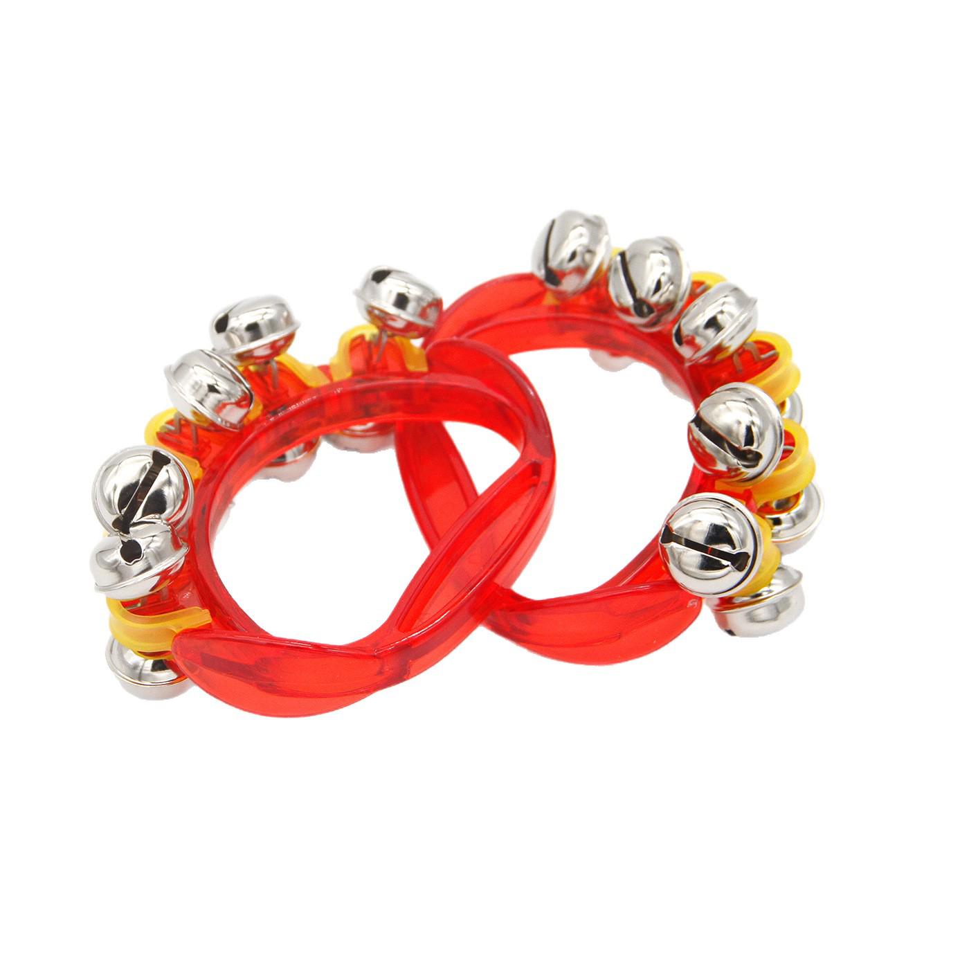 Transparent Jingle Bell Handbells for Kindergarten Music and Dance