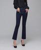 Jinmania Daily Hem Cut Stretch Bootcut Denim Pants (Dark Blue)