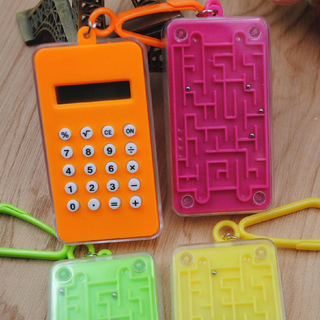 MASUNN 10Cm Solar Magnifier Mini Calculator Multifunzione Ultra-Sottile Righello Ufficio Forniture Regalo Miglior Regalo-Verde