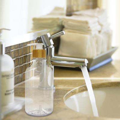 Dozownik mydła 500 ml Przezroczysty Wielokrotnego napełniania Plastikowa Pompka Naciskana Butelka z dozownikiem szamponu Akcesoria łazienkowe