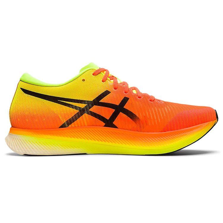 Asics Metaspeed Edge Comfortable Fashion Mesh Low-Top Carbon Plate Running Shoes Unisex Sneakers Yellow Black 1012B258-800
