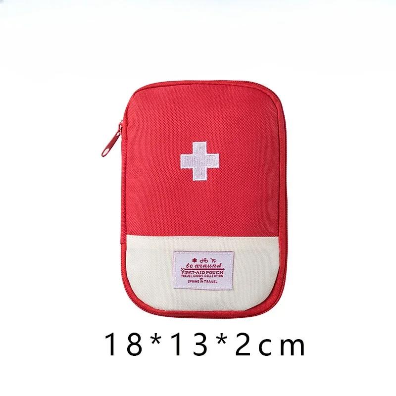 Reise Tragbare Erste Hilfe Medizintasche Mini Zuhause Outdoor Camping Medizin Aufbewahrungstasche Camping Notfall Überlebenstasche Pillendose